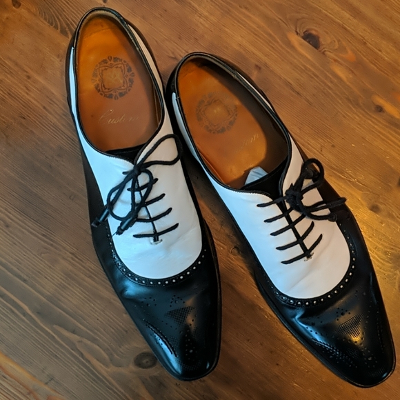 Mezlan COMEDIA black/white oxfords - Picture 2 of 3